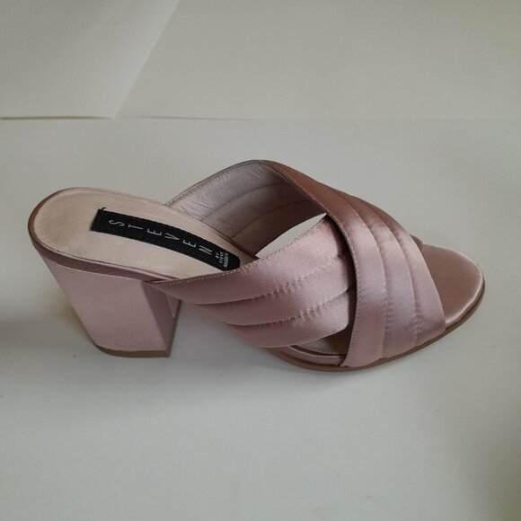 Steven by Steve Madden Zada Satin Mule Size 7 Color Brown - Picture 3 of 14